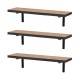 Ραφιέρα τοίχου Versa  3 τεμαχίων χρώμα pine oak 80x19x17εκ.
