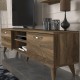 Έπιπλο τηλεόρασης Colin χρώμα καρυδί 150x29,5x40,6εκ. Έπιπλο τηλεόρασης Colin χρώμα καρυδί 150x29,5x40,6εκ.