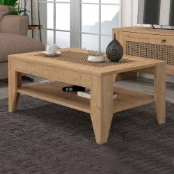 Τραπεζάκι σαλονιού Madura  χρώμα sapphire oak 90x60x40εκ.