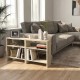 Τραπεζάκι βοηθητικό Silvanus  χρώμα travertine 51x17,5x49εκ.
