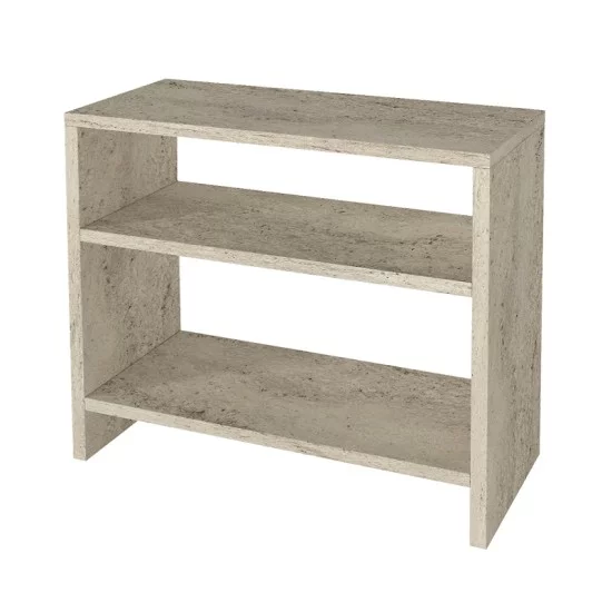 Τραπεζάκι βοηθητικό Silvanus  χρώμα travertine 51x17,5x49εκ.
