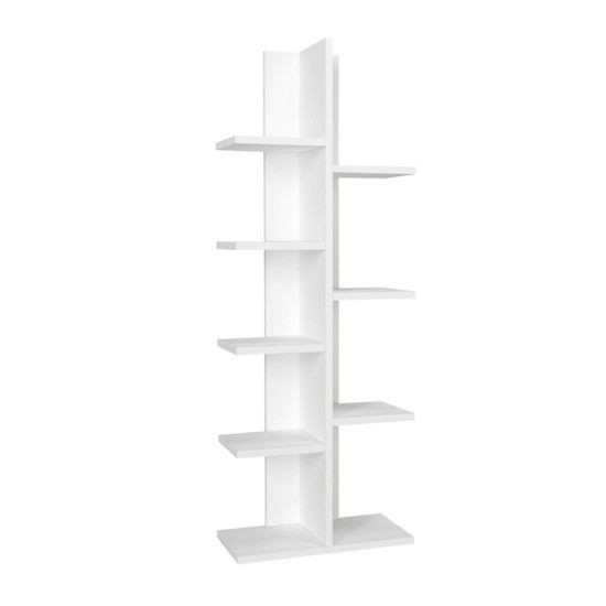 Βιβλιοθήκη Tree  χρώμα λευκό 45x21,4x121,8εκ. Βιβλιοθήκη Tree  χρώμα λευκό 45x21,4x121,8εκ.