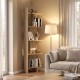 Βιβλιοθήκη Perla  χρώμα sepet oak 48x22x170εκ.