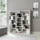 Βιβλιοθήκη Ample  χρώμα λευκό 125x22x135,7εκ.