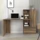 Γραφείο εργασίας Merino  χρώμα καρυδί 149,5x61,8x120εκ.