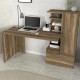 Γραφείο εργασίας Merino  χρώμα καρυδί 149,5x61,8x120εκ.
