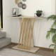 Κονσόλα Gravity χρώμα travertine - χρυσό 90x29,6x76,8εκ. Κονσόλα Gravity χρώμα travertine - χρυσό 90x29,6x76,8εκ.
