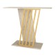 Κονσόλα Gravity χρώμα travertine - χρυσό 90x29,6x76,8εκ. Κονσόλα Gravity χρώμα travertine - χρυσό 90x29,6x76,8εκ.