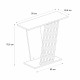 Κονσόλα Gravity χρώμα travertine - χρυσό 90x29,6x76,8εκ. Κονσόλα Gravity χρώμα travertine - χρυσό 90x29,6x76,8εκ.
