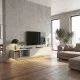 Έπιπλο τηλεόρασης επιτοίχιο Damla  με LED χρώμα sandstone 180x29,5x29,5εκ.