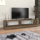 Έπιπλο τηλεόρασης Ahenk χρώμα καρυδί 160x31,3x32,9εκ. Έπιπλο τηλεόρασης Ahenk χρώμα καρυδί 160x31,3x32,9εκ.