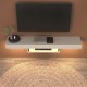 Έπιπλο τηλεόρασης επιτοίχιο Albares  με LED χρώμα sandstone 150x29,6x22εκ.