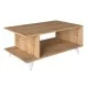 Τραπεζάκι σαλονιού Titus  χρώμα sapphire oak 100x60x45εκ.