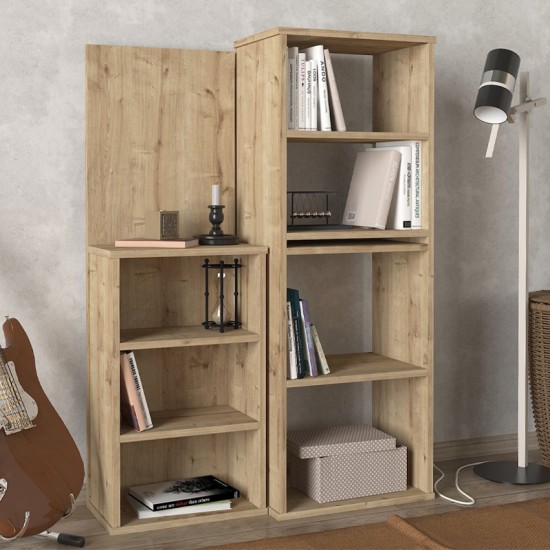 Γραφείο εργασίας πολυμορφικό Last  χρώμα sapphire oak 119x44,7x123εκ.