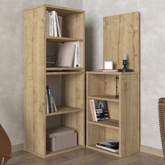 Γραφείο εργασίας πολυμορφικό Last  χρώμα sapphire oak 119x44,7x123εκ.