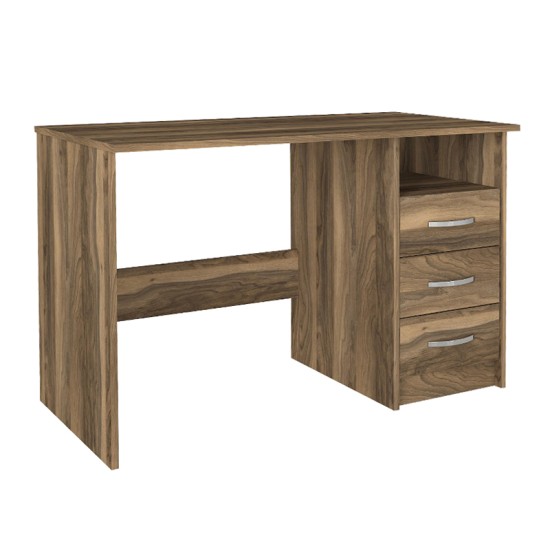 Γραφείο εργασίας Eldoris  χρώμα καρυδί 120x60x75εκ.