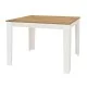 Τραπέζι Darlen  χρώμα λευκό - sapphire oak 110x72x74εκ.