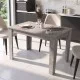 Τραπέζι Darlen  χρώμα γκρι σκυροδέματος 110x72x74εκ.