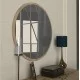 Καθρέπτης τοίχου Glob Μegapap χρώμα sapphire oak 59x2x59εκ.