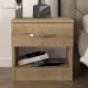 Κομοδίνο μελαμίνης Lube χρώμα sapphire oak 40x28,2x40εκ. Κομοδίνο μελαμίνης Lube χρώμα sapphire oak 40x28,2x40εκ.
