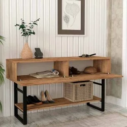 Κονσόλα Aron  χρώμα atlantic pine 138,8x41x75,7εκ.