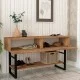 Κονσόλα Aron  χρώμα atlantic pine 138,8x41x75,7εκ.