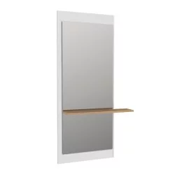 Καθρέπτης τοίχου Piyar Μegapap χρώμα λευκό 60x14,6x150εκ.