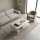 Τραπεζάκι σαλονιού Andros  χρώμα travertine 90x54x39,6εκ.