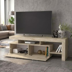 Έπιπλο τηλεόρασης Acnes  χρώμα travertine 160x40x53εκ.