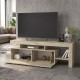 Έπιπλο τηλεόρασης Acnes  χρώμα travertine 160x40x53εκ.