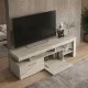 Έπιπλο τηλεόρασης Acnes  χρώμα travertine 160x40x53εκ.