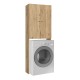 Έπιπλο πλυντηρίου Romme  χρώμα sepet oak 65x27,1x180εκ.
