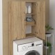 Έπιπλο πλυντηρίου Romme  χρώμα sepet oak 65x27,1x180εκ.