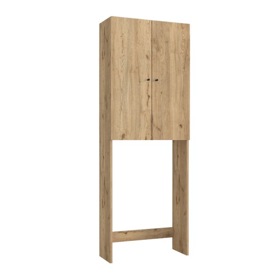 Έπιπλο πλυντηρίου Romme  χρώμα sepet oak 65x27,1x180εκ.