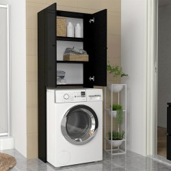 Έπιπλο πλυντηρίου Romme  χρώμα μαύρο 65x27,1x180εκ. Έπιπλο πλυντηρίου Romme  χρώμα μαύρο 65x27,1x180εκ.