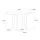 Κονσόλα Cortado χρώμα sapphire oak 120x35x75εκ. Κονσόλα Cortado χρώμα sapphire oak 120x35x75εκ.