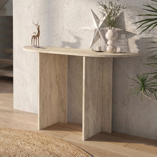 Κονσόλα Cortado  χρώμα travertine 120x35x75εκ.