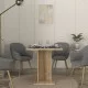 Τραπέζι Allos  χρώμα sapphire oak 75x75x77εκ.