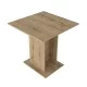 Τραπέζι Allos  χρώμα sapphire oak 75x75x77εκ.