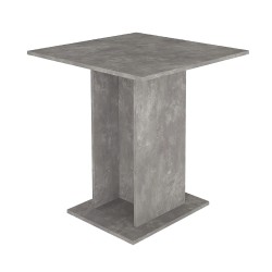 Τραπέζι Allos  χρώμα γκρι σκυροδέματος 75x75x77εκ.