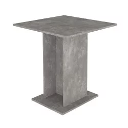 Τραπέζι Allos  χρώμα γκρι σκυροδέματος 75x75x77εκ.