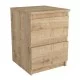 Κομοδίνο Breve  χρώμα sapphire oak 39,8x41,8x55εκ.