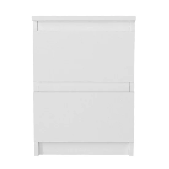 Κομοδίνο Breve  χρώμα λευκό 39,8x41,8x55εκ.