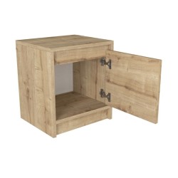 Κομοδίνο Conve  χρώμα sapphire oak 40x35x45εκ.