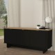 Μπουφές Bohema  χρώμα μαύρο - sepet oak 180x47x76,6εκ.