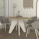 Τραπέζι Rebel  χρώμα rota oak - sandstone 150x90x75εκ.