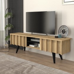 Έπιπλο τηλεόρασης Gemma  χρώμα sepet oak 150x35x46,7εκ.
