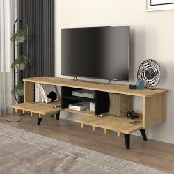 Έπιπλο τηλεόρασης Gemma  χρώμα sepet oak 150x35x46,7εκ.