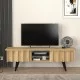 Έπιπλο τηλεόρασης Gemma  χρώμα sepet oak 150x35x46,7εκ.