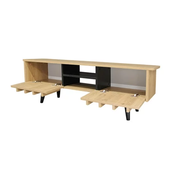 Έπιπλο τηλεόρασης Gemma  χρώμα sepet oak 150x35x46,7εκ.